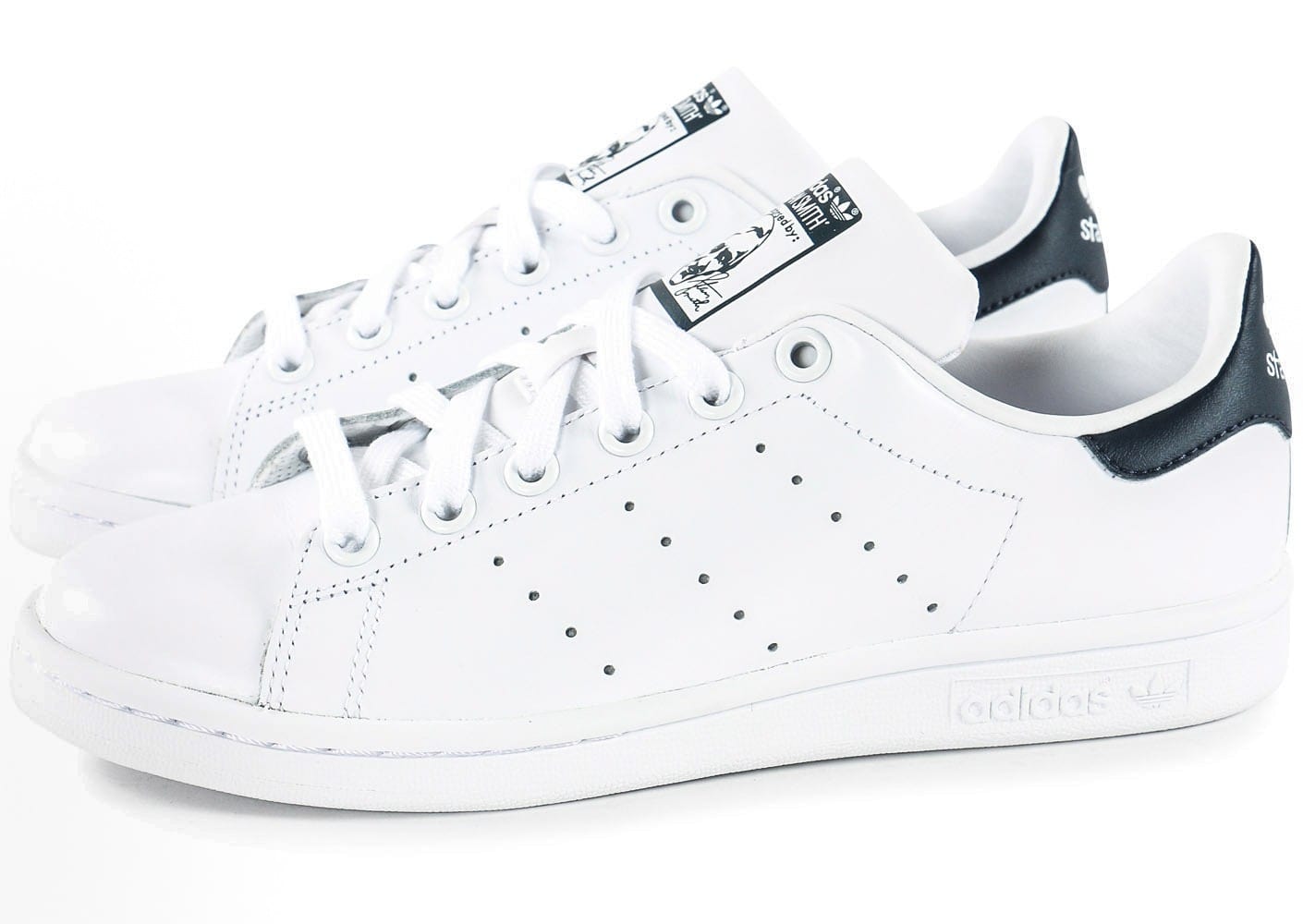 adidas stan smith blanche et bleu